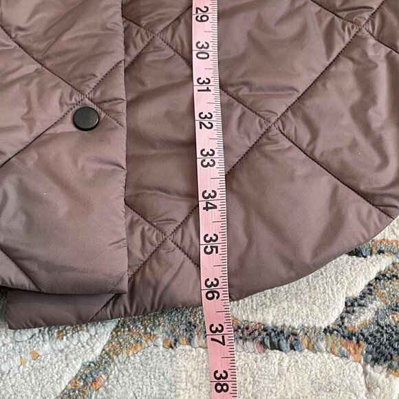 Lululemon Enough Puff Reversible Jacket - Mauve Stone/Black - VEUC - FITS LARGE! - Picture 14 of 14